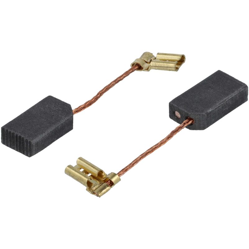 Image of Vhbw - 2x spazzola carbone 5 x 10 x 17,5mm compatibile con Fein wsb 8-115 evo, 8-115/N08, 8-115/N06, 8-115/N24 lucidatrice, smerigliatrice