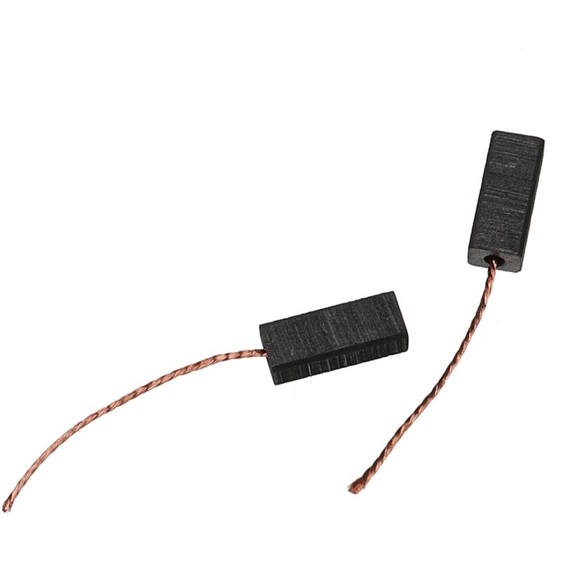 Image of 2x spazzola carbone 6,4 x 4,6 x 14,5 mm compatibile con Motorola 300821 dinamo - Spazzola motore - Vhbw