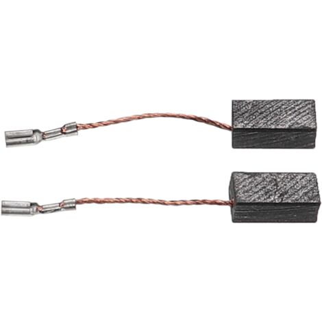 vhbw 2x spazzola carbone 6,5 x 9 x 17mm compatibile con Hitachi G13YF, G13YD, GP2S2, G15YC utensile elettrico