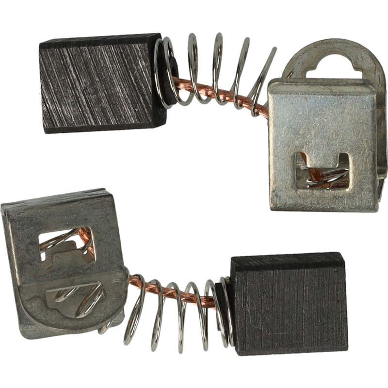 Image of 2x spazzola carbone 9 x 7,5 x 6 mm compatibile con Bosch gsb 12 VE-2 (Nr. 0 601 913 520) trapano a batteria, trapano a percussione - Vhbw