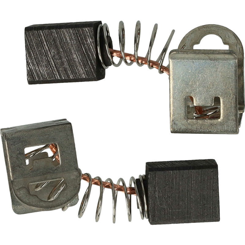 Image of 2x spazzola carbone 9 x 7,5 x 6 mm compatibile con Bosch gsb 12 VE-2 (Nr. 3 601 J94 500) trapano a batteria, trapano a percussione - Vhbw