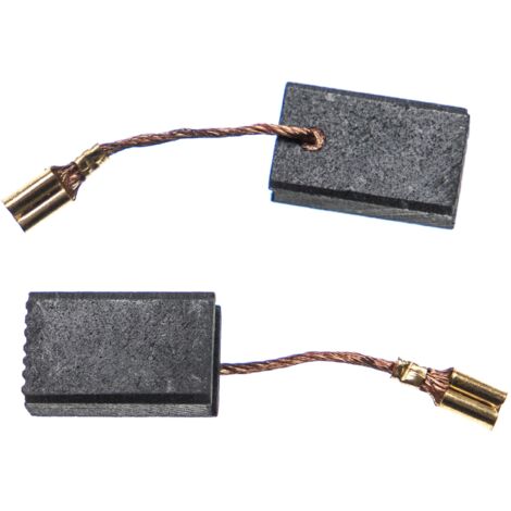 vhbw 2x spazzola carbone compatibile con Bosch 3 601 G90 0E0, 3 601 G90 0G0, 3 601 G90 0H0 utensile elettrico - Spazzola motore, 17 x 10 x 6 mm