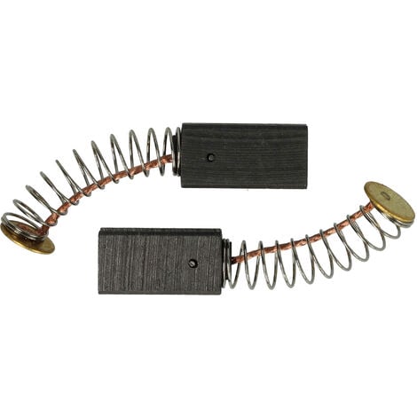 vhbw 2x spazzola carbone compatibile con Bosch CSB 470 RLE (Nr. 0 603 147 603), CSB 1000-2 RET (Nr. 0 603 166 103) utensile elettrico + molla
