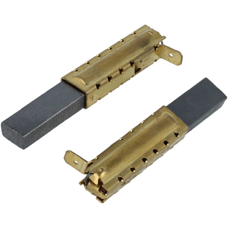 Image of Vhbw - 2x spazzola carbone compatibile con Würth iss 35 s, iss 55 s, iss 45 m aspiratore industriale, aspiratore a umido/secco