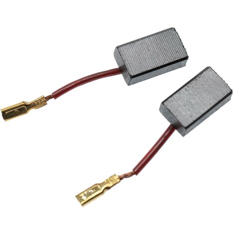 vhbw 2x spazzola di carbone per motore 6 x 10 x 17mm compatibile con Hilti DEG 125-D, DEG 125-P, DEG 150-P, DEG 500-D utensile elettrico