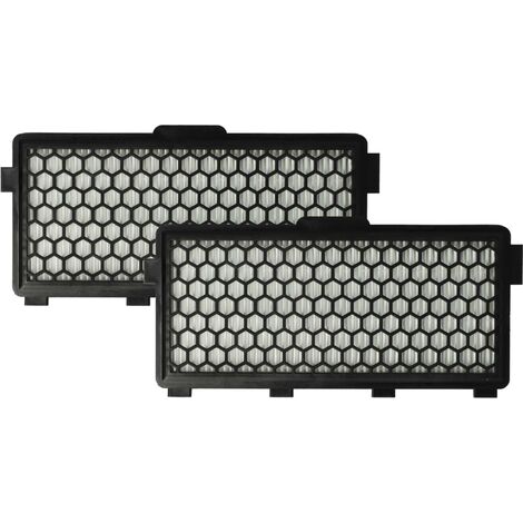 vhbw 2x Staubsaugerfilter kompatibel mit Miele S5 EcoLIne, S4 EcoLine, S4210, S5211, S8310, S8340 EcoLine Staubsauger - HEPA Abluft-Filter H11