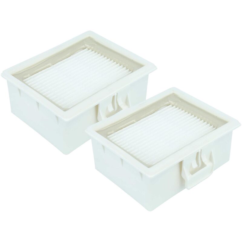 2x Staubsaugerfilter Ersatz für Bosch/Siemens 577349, VZ156HFB, F1C5X, BBZ156HF für Staubsauger - hepa Abluft-Filter Weiß - Vhbw