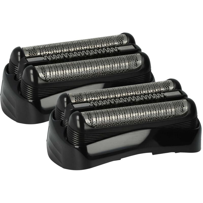 2x Têtes de rasoir de remplacement compatible avec Braun Series 3, cruZer clean rasoir électrique - Vhbw
