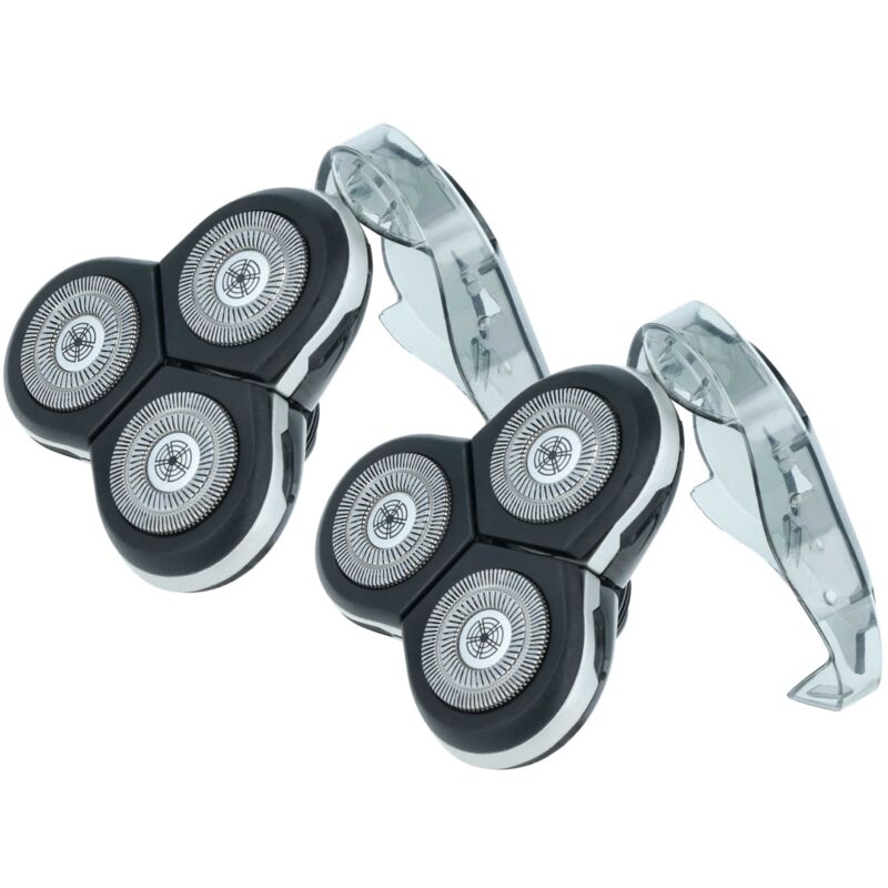 2x Têtes de rasoir remplacement pour Philips RQ12 Old Edition pour rasoir électrique - Vhbw