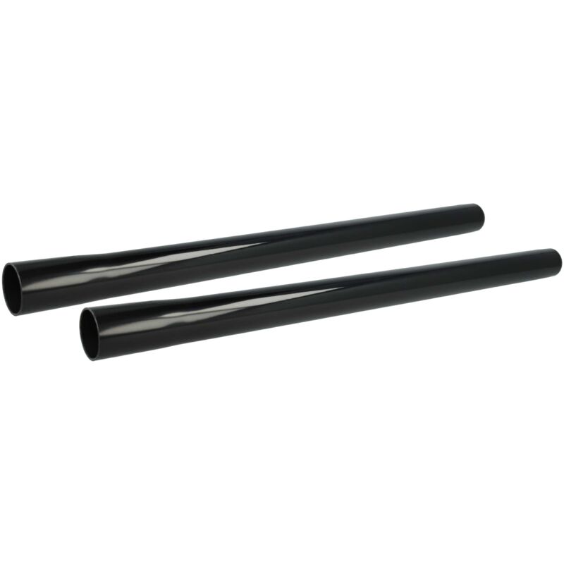 Vhbw - 2x Universal Hose for Vacuum Cleaner - 32 mm Connection, 50 cm Black