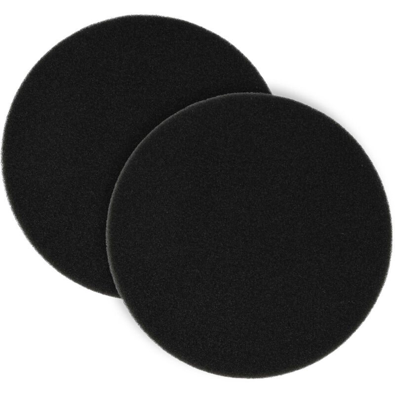 vhbw 2x Vacuum Cleaner Filter Replacement for Rowenta RS-RH4908 Filter for Vacuum Cleaner - Foam Filter Black