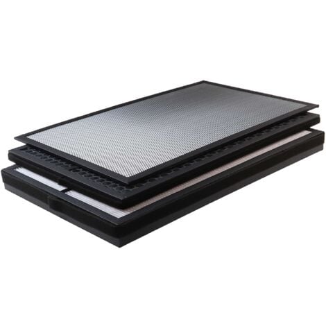 vhbw 3-teiliges Filter-Set kompatibel mit Baren B-785, B-H03, B-783 Luftreiniger - HEPA-Filter, Fotokatalysator, Aktivkohlefilter