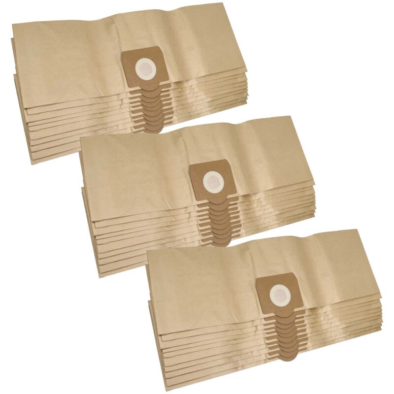 30 Paper Dust Bags compatible with eta 405, 441, Atlantic, Neptun Vacuum Cleaner, sand-coloured - Vhbw