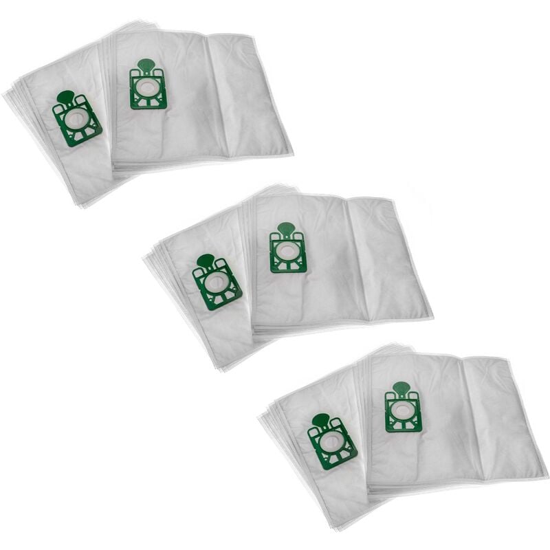 vhbw 30x Sacs compatible avec Numatic NVH180-2, NVP180-2, NVQ200, NVP200, PBT230 aspirateur - microfibre non tissée, 40cm x 41cm blanc