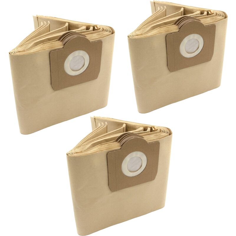 

vhbw 30x bolsa compatible con Bomann 982, BS/CB 981, BS 981 CB (R), BSS 982 CB (R), CB 981 / CB981 aspiradora - papel, color arena