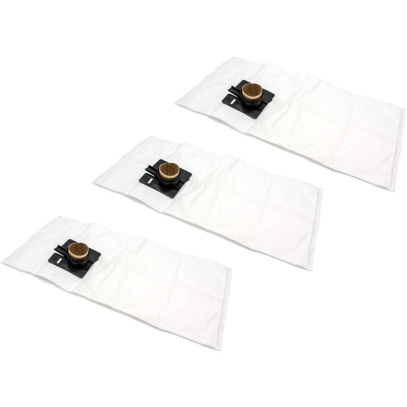 

30x bolsa compatible con Kränzle Ventos 25, 35 aspiradora - vellón micro, blanco - Vhbw