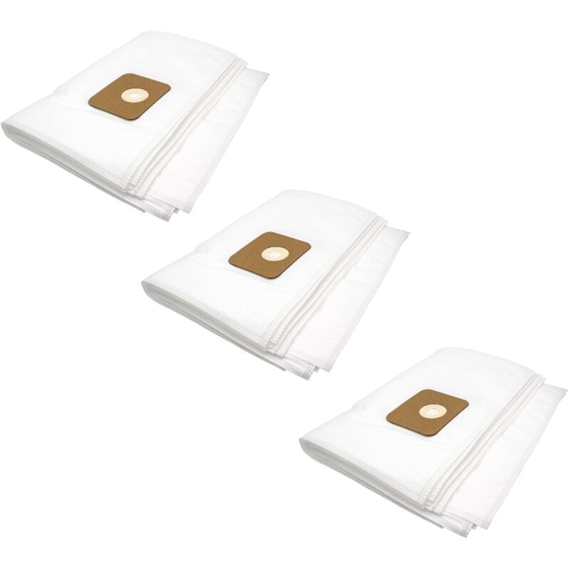 

30x bolsa compatible con Nilfisk Multi 20, 20 CR, 20 Inox, 20T, 20T Inox, 30, 30 Inox, 30T, 30T Inox aspiradora - vellón micro, blanco - Vhbw