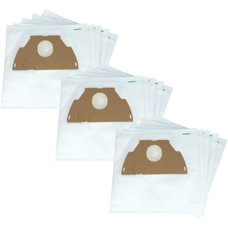 30x Sacs compatible avec Electrolux to 1142 / TO1142, z 1100 jusque 1199 Mondo b aspirateur - microfibres non tissées, 28cm x 21,5cm, blanc - Vhbw