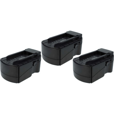 vhbw 3x Akku Ersatz für Hilti B24 für Elektrowerkzeug (2500 mAh, NiMH, 24 V)
