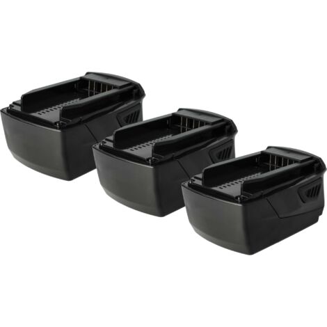 vhbw 3x Akku kompatibel mit Hilti AG 125-A22, HDE 500-A22, SCM 22-A, SCW 22-A Elektrowerkzeug (4000 mAh, Li-Ion, 21,6 V)