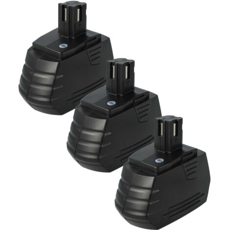vhbw 3x Akku kompatibel mit Hilti SFH181-A, SFL18, SFL-18 Werkzeug (1500 mAh, NiMH, 18 V)