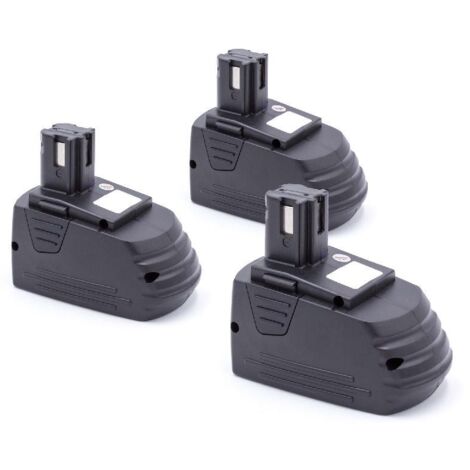 vhbw 3x Akku kompatibel mit Hilti SFL 12/15 Flashlight, SID 121-A, SF121-A Werkzeug (2100 mAh, NiMH, 12 V) - Ersatz für SFB121, SFB126, SFB126A