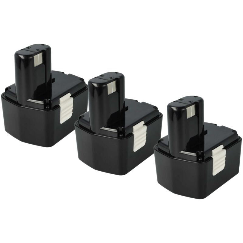 

3x batería Ni-MH 2100mAh (14.4V) para herramientas DS 14DL, DS 14DMR, DS 14DV, DS 14DVA y Hitachi 315128, 315129, 315130, 319104, 319933. - Vhbw