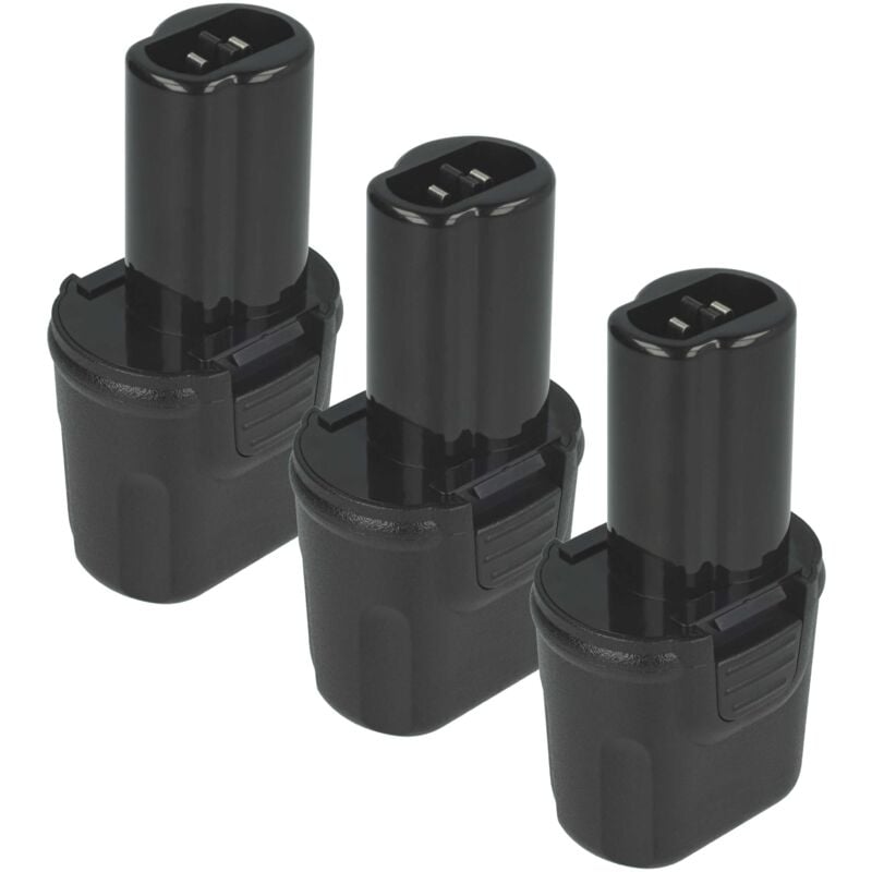 

3x batería Ni-MH 2100mAh (3.6V) para herramienta Dewalt DC600 Screwdriver destornillador y Dewalt DE9054, DE9054-XJ. - Vhbw