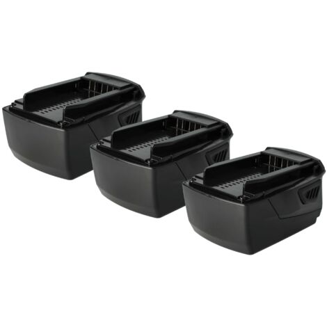 vhbw 3x Batería recargable compatible con Hilti SD 5000-A22, SF 22-A, SFC 22-A, SFH 22-A herramientas eléctricas (3000 mAh, Li-Ion, 21,6 V)