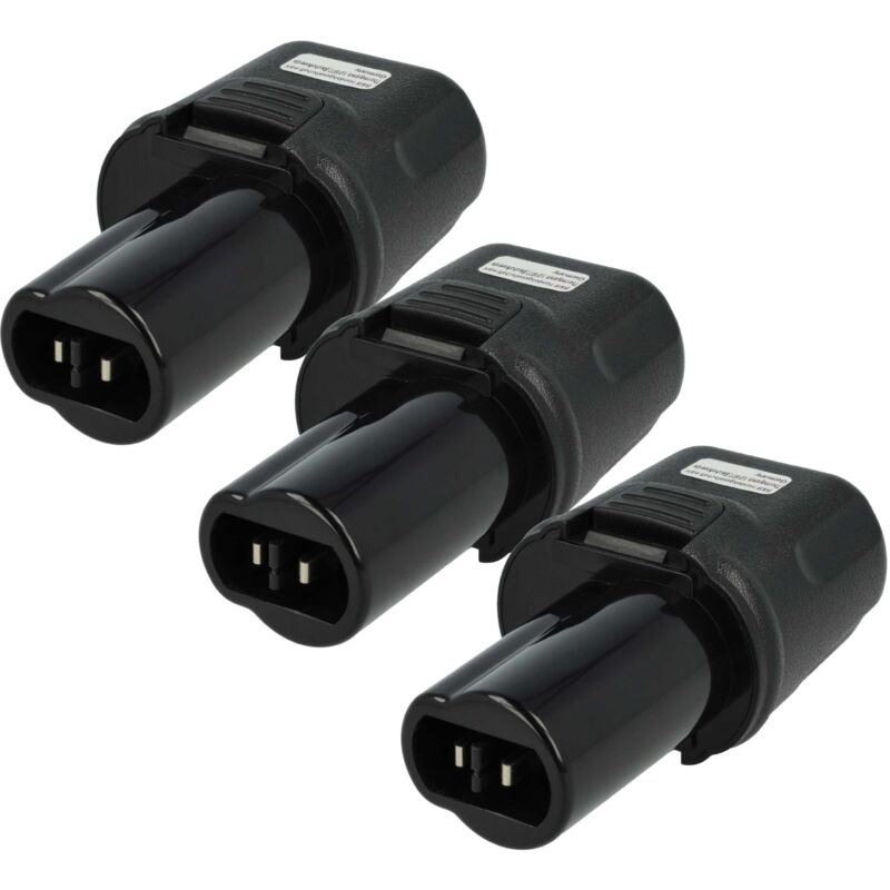 

3x baterías Ni-MH 3300mAh (3.6V) para herramientas Dewalt DC600 Screwdriver destornillador y Dewalt DE9054, DE9054-XJ. - Vhbw