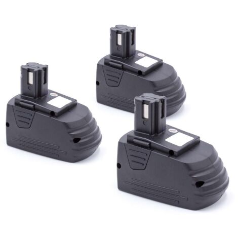 vhbw 3x batteria compatibile con Hilti SFL 12/15 Flashlight, SID 121-A, SF121-A utensile elettrico (2100 mAh, NiMH, 12 V) - Sostituisce SFB121, SFB126, SFB126A