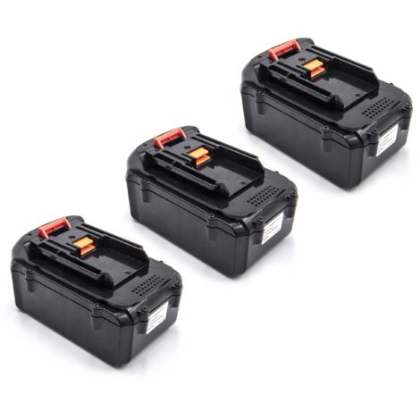 vhbw 3x Batterie compatible avec Makita UC250DZ, UC250DWBEP, UC250DWBE, UH550D, UH550, UC250DWB, UC250D outil électrique (3000 mAh, Li-ion, 36 V)