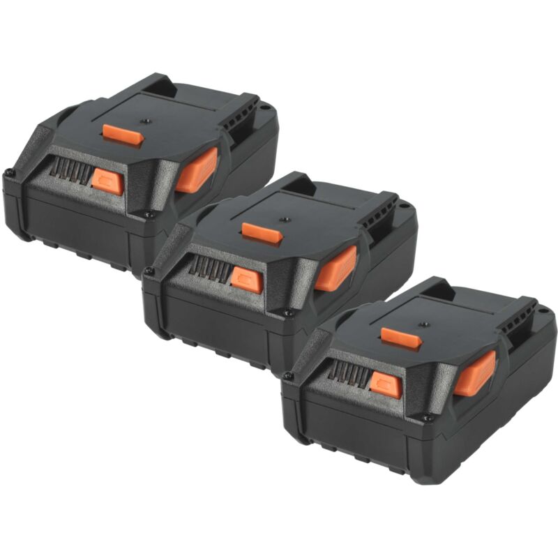 vhbw 3x Batterie compatible avec AEG BS 18G, BSB 18, BSB 18 C, BSB 18 G, BSB 18 LI, BSB 18 STX, BSS 18C outil électrique (1500mAh Li-Ion 18V)