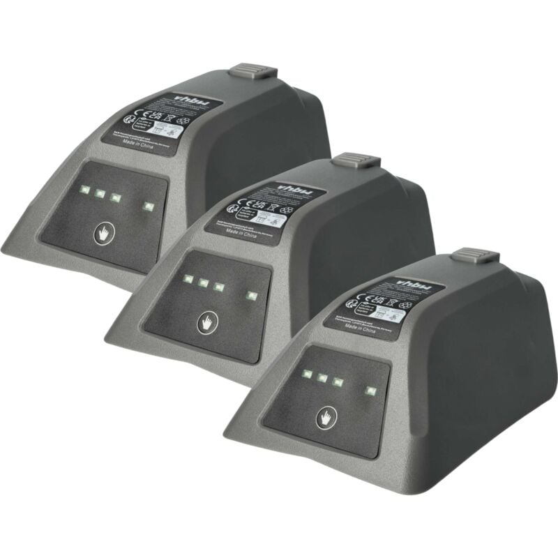 3x Batterie remplacement pour Gardena 008A231 pour outil électrique (1500 mAh, Li-ion, 18 v) - Vhbw