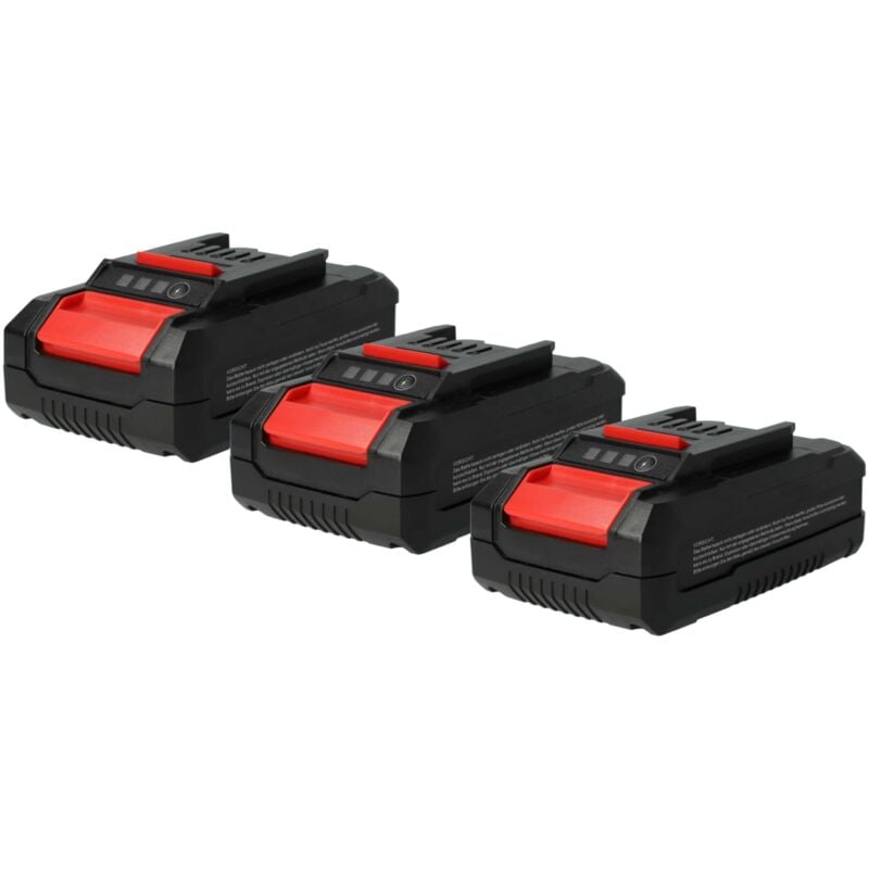 3X Battery Compatible With Einhell Tp-Ap 18/28 Power Tools, Garden Tool, Wet/Dry Vacuum Cleaner (1500 Mah, Li-Ion, 18 V) - Vhbw