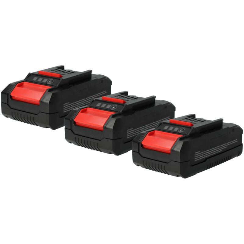 3X Battery Compatible With Einhell Tp-Cq 18 Li Power Tools, Garden Tool, Wet/Dry Vacuum Cleaner (1500 Mah, Li-Ion, 18 V) - Vhbw
