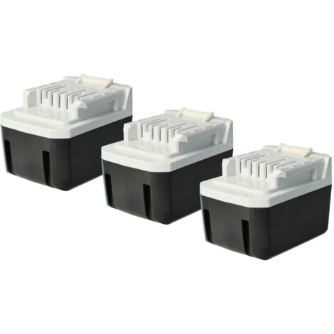 vhbw 3x Battery compatible with Makita DTD134Y1J, DTD134RMJ, DJV141RM1J, DTD137Y1J, DTD136RMJ Power Tools (4000 mAh, Li-Ion, 14.4 V)