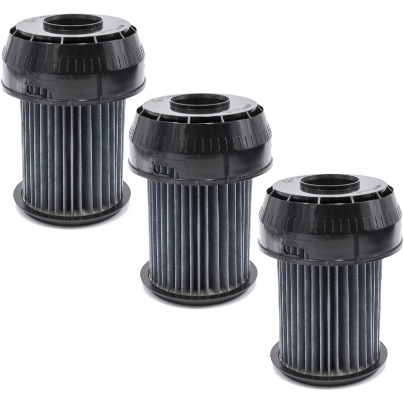 3x Faltenfilter kompatibel mit Siemens vsx 6XTRM 2/04X6.0 Extra Performance Staubsauger - Filter, Patronenfilter - Vhbw