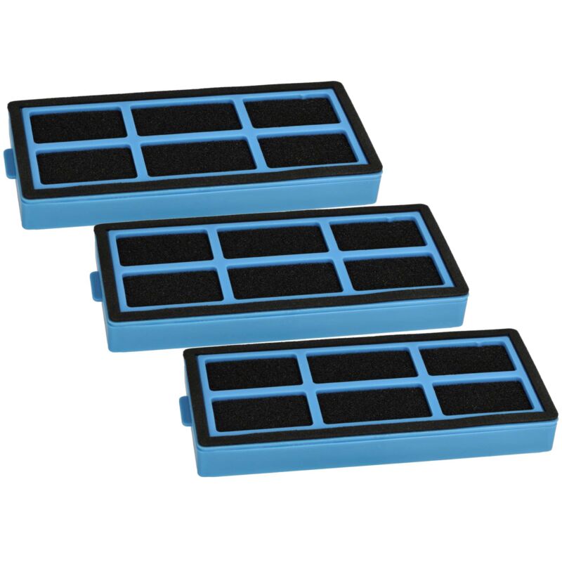 Vhbw - 3x Filter compatible with Proscenic 850T Robot Vacuum Cleaner - Filter Element