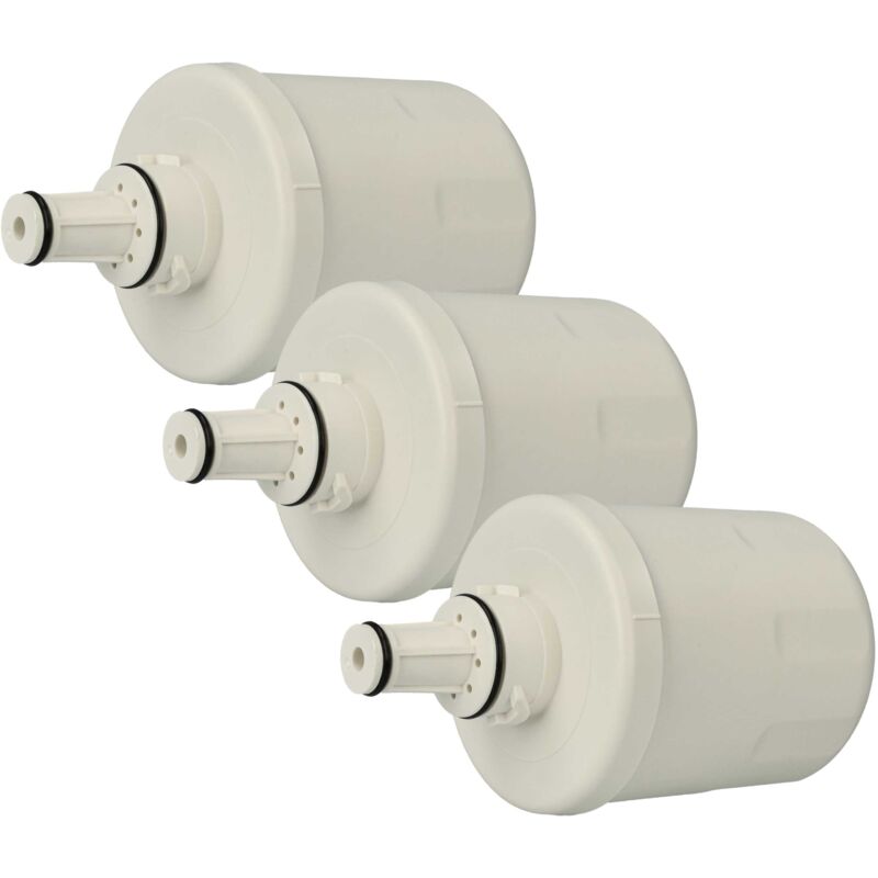 Vhbw - 3x Filtre à eau cartouche compatible avec Samsung RSE8KGPS1/XEG, RSE8KPAS1, RSE8JPAS1, RSE8JPUS1, RS-E8KGPS, RS-E8KPPS réfrigérateur