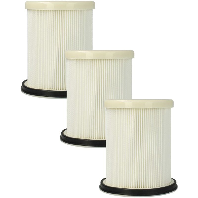 Vhbw - 3x filtre compatible avec Arnica Hydra aspirateur, aspirateur de nettoyage, aspirateur eau résiduelle - Filtre hepa