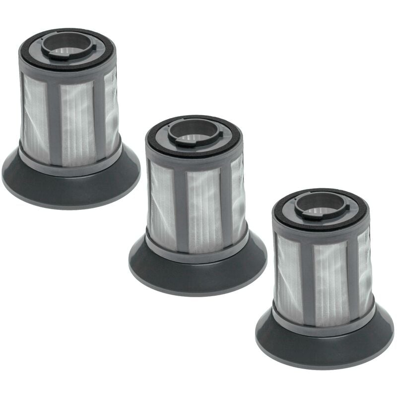 Vhbw - 3x filtre compatible avec Bluesky BVC16BLP17 aspirateur - Filtre hepa + nylon contre les allergies