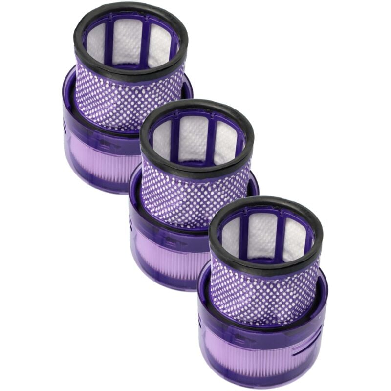 Vhbw - 3x filtre compatible avec Dyson Omni-glide+, Omni-glide, SV19 aspirateur - Filtre hepa