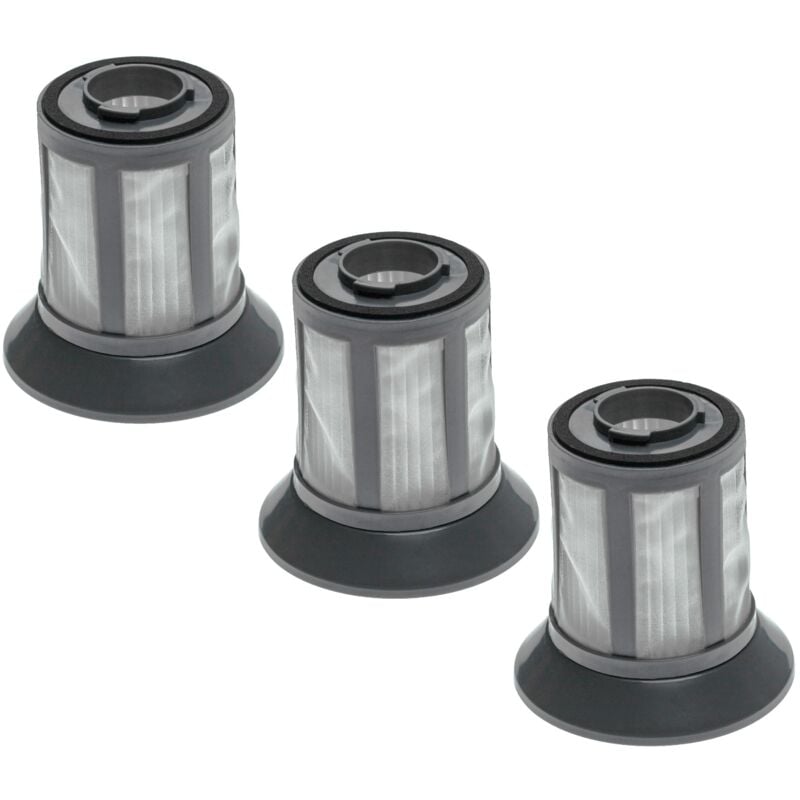 3x filtre compatible avec Far Olympe 2 JC601-160J aspirateur - Filtre hepa + nylon contre les allergies - Vhbw
