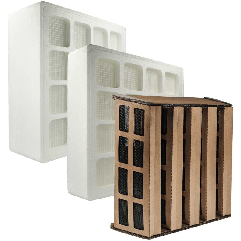 3x Filtre compatible avec IQAir HealthPro 250 ne purificateur d'air - filtre hepa, préfiltre, filtre à gaz et odeurs - Vhbw