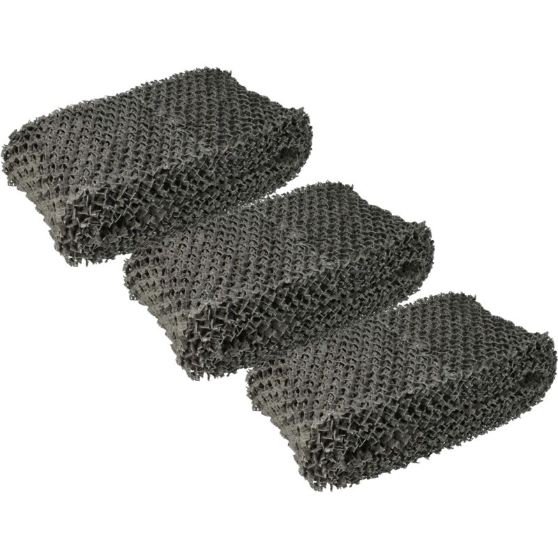 Vhbw - 3x Filtre compatible avec Philips HU4813, HU4816, HU4813/10, HU4816/10, HU4814/10 humidificateur, purificateur d'air, filtre en toison, gris