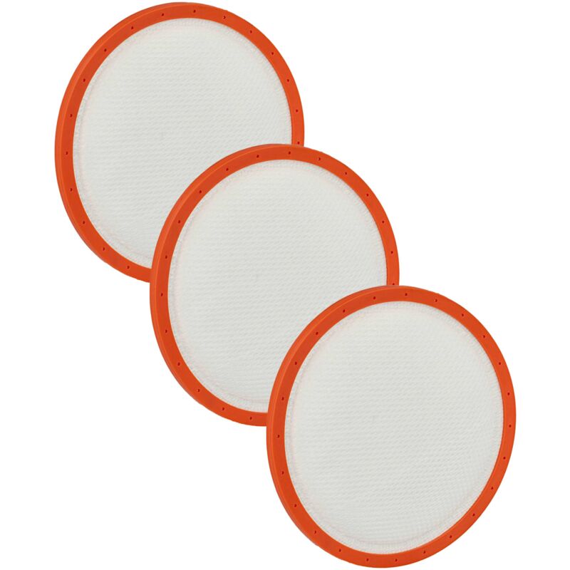 3x filtre protection moteur compatible avec Midea VC14A1-VC, C3-L148B, C3-L143B aspirateurs - Vhbw