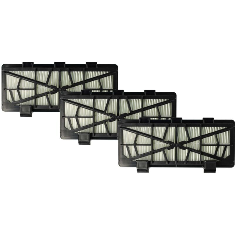 3x filtre remplacement pour Kärcher 6.414-801.0, 6.414-080.0 pour aspirateur - Filtre hepa contre les allergies - Vhbw