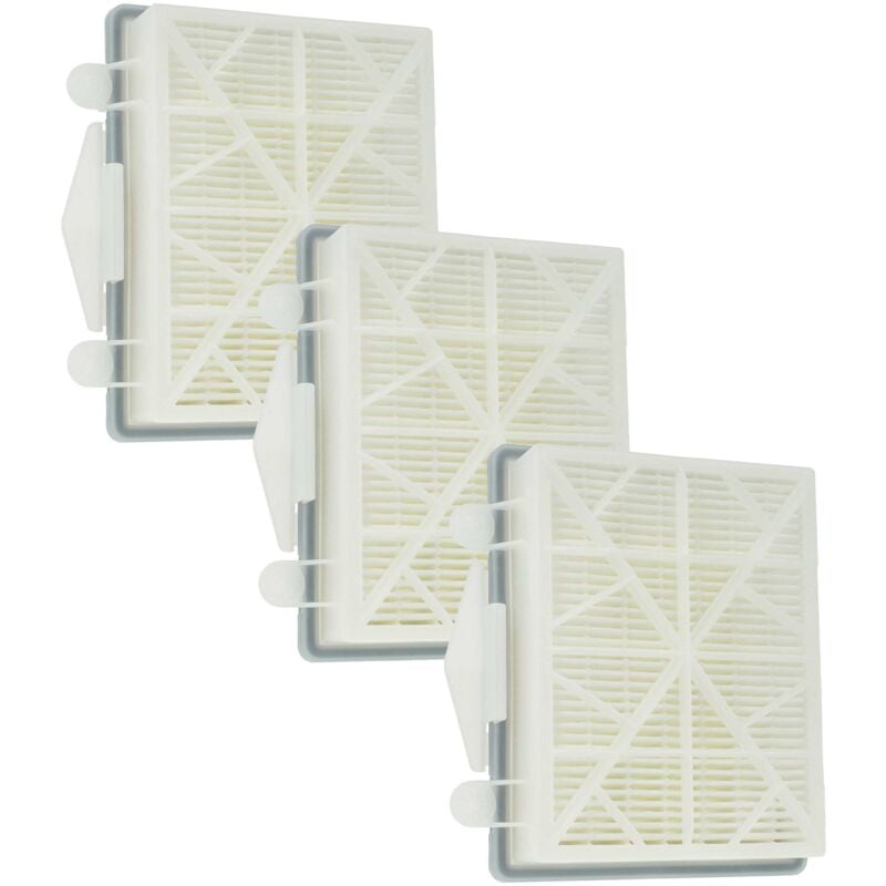 Vhbw - 3x filtre remplacement pour Tornado K28892860 pour aspirateur - filtre hepa noir / blanc