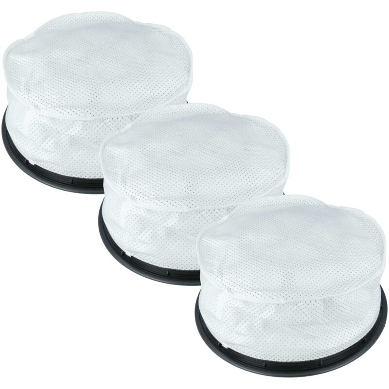 Vhbw - 3x filtre rond compatible avec Numatic RSV-204, RSV-204P, RSV-134, Sorma, RSV-200, RSV-130T, sm 135, SSV250, RSV-200P, RSV-200T, RSV-200M
